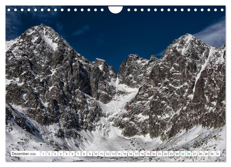 Produktbild: Slowakei - Die Sch&ouml;nheit der Tatra Gebirge (Wandkalender 2026 DIN A4 quer), CALVENDO Monatskalender