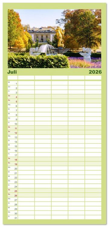 Produktbild: Familienplaner 2026 - Delaware. Kleine Perle an der Ostk&uuml;ste der USA mit 5 Spalten (Wandkalender, 21 x 45 cm) CALVENDO