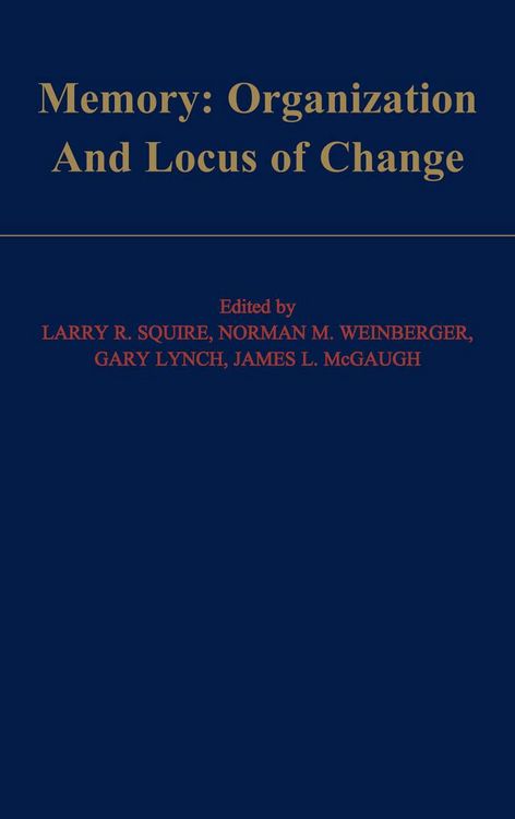 Produktbild: Memory: Organization and Locus of Change