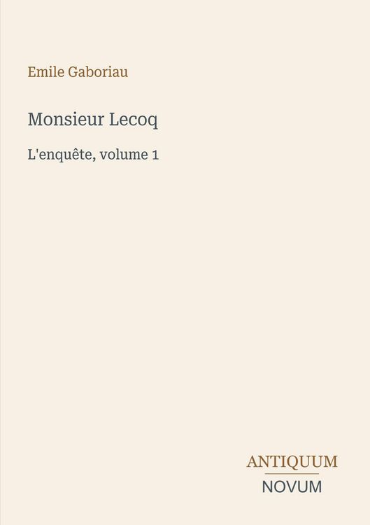 Produktbild: Monsieur Lecoq