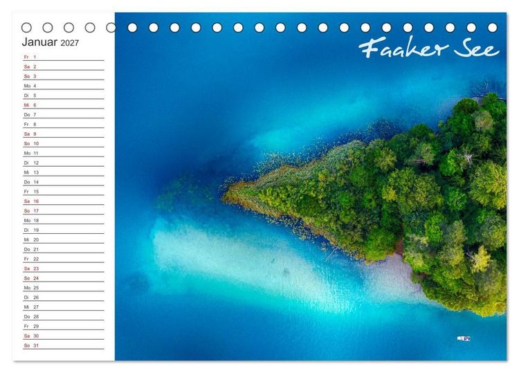 Produktbild: Wundersch&ouml;nes K&auml;rnten. Landschaft und Seen. (Tischkalender 2027 DIN A5 quer), CALVENDO Monatskalender