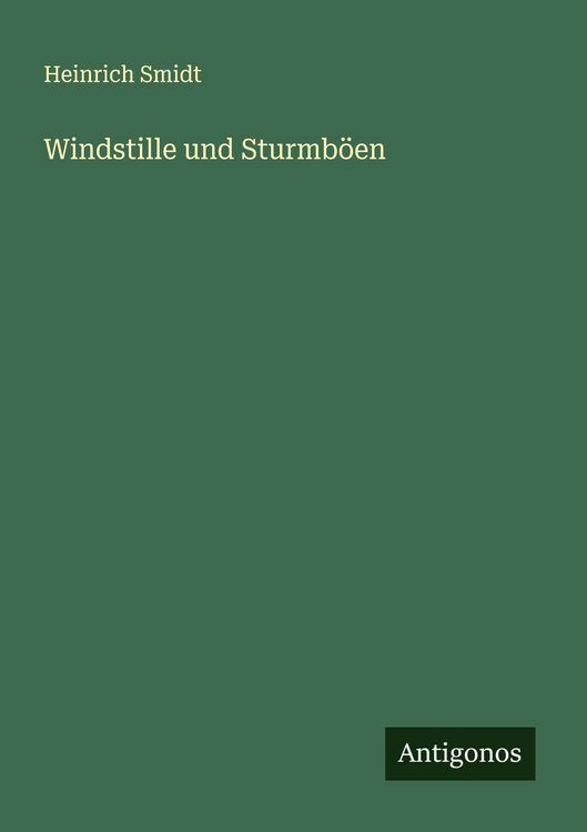 Produktbild: Windstille und Sturmb&ouml;en