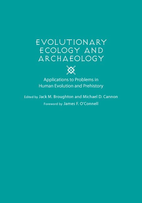 Produktbild: Evolutionary Ecology and Archaeology: Applications to Problems in Human Evolution and Prehistory