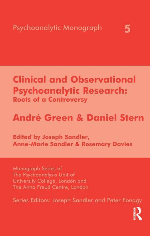 Produktbild: Clinical and Observational Psychoanalytic Research