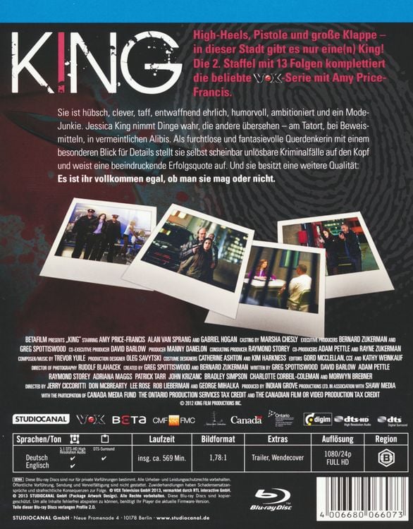 Produktbild: King - Staffel 2 [2 BRs]