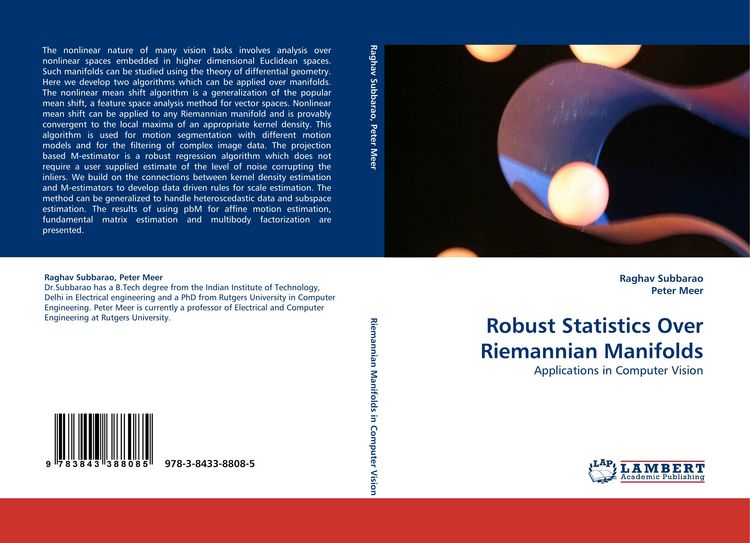 Produktbild: Robust Statistics Over Riemannian Manifolds