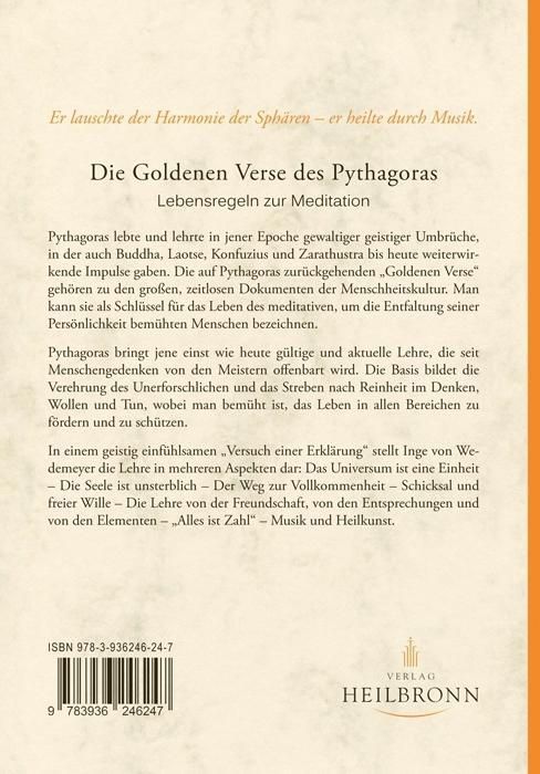 Produktbild: Die Goldenen Verse des Pythagoras