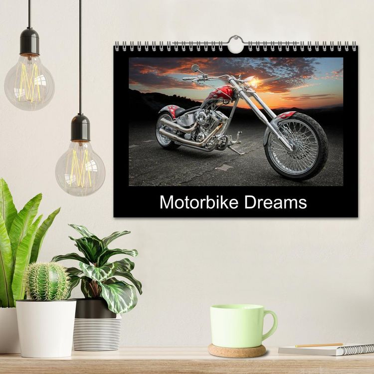 Produktbild: Motorbike Dreams (Wall Calendar 2026 DIN A4 landscape), CALVENDO 12 Month Wall Calendar