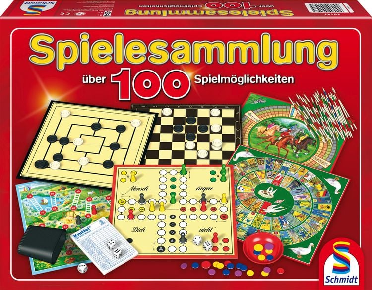 Produktbild: Schmidt Spiele - Spielesammlung, 100 Spielmöglichkeiten