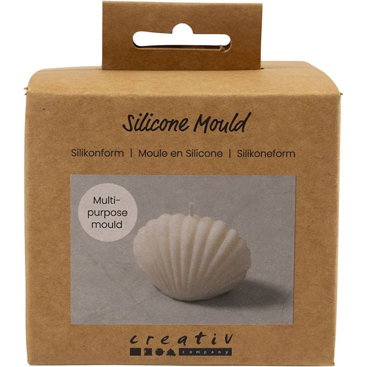 Produktbild: Creativ Company Silikonform, Muschel, H 6 cm, L 9 cm, B 5 cm, 1 Stk