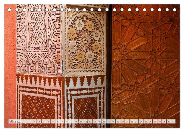 Produktbild: Marokkos Farben (Tischkalender 2027 DIN A5 quer), CALVENDO Monatskalender