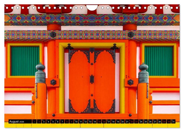 Produktbild: Kyotos Tempel - Bilder aus Japan (Wandkalender 2026 DIN A4 quer), CALVENDO Monatskalender