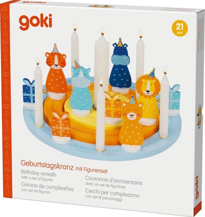 Produktbild: Geburtstagskranz Tierfreunde