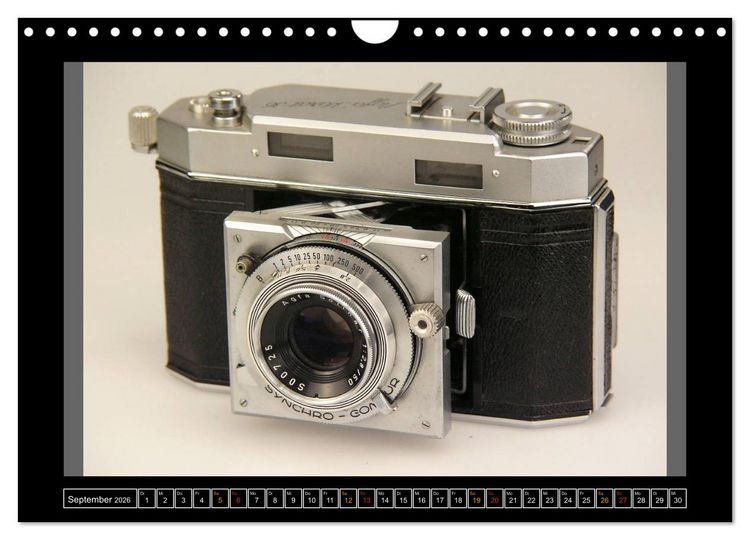 Produktbild: AGFA KAMERA OLDIES Klassische Kameras von 1926 - 1974 (Wandkalender 2026 DIN A4 quer), CALVENDO Monatskalender