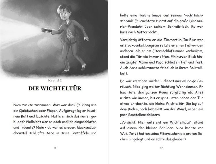 Produktbild: Wichtel-Adventskalender-Buch | Eine magische Wichtelgeschichte f&uuml;r Kinder von 4 bis 10 Jahren | Nico und Flocke im Land der Wichtel | Zum Vorlesen & Selbstlesen im Advent | F&uuml;r Erstleser