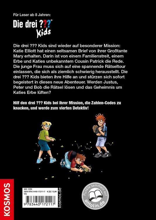 Produktbild: Die drei ??? Kids, Mission Kaugummi-Code