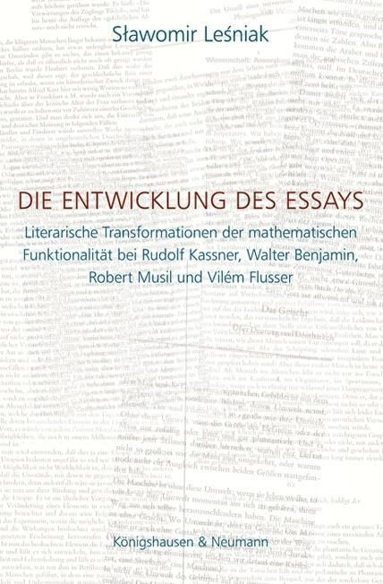 Produktbild: Die Entwicklung des Essays
