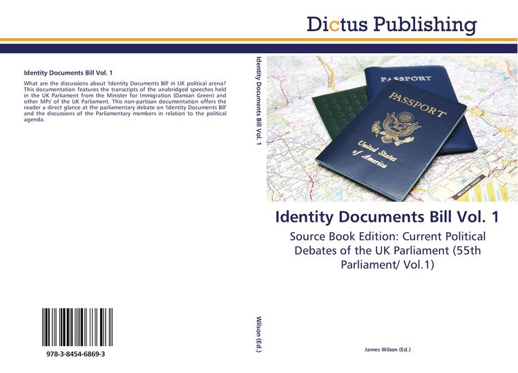 Produktbild: Identity Documents Bill Vol. 1