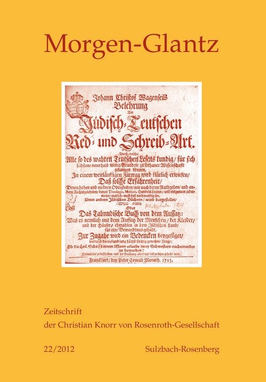 Produktbild: Morgen-Glatz 22/2012