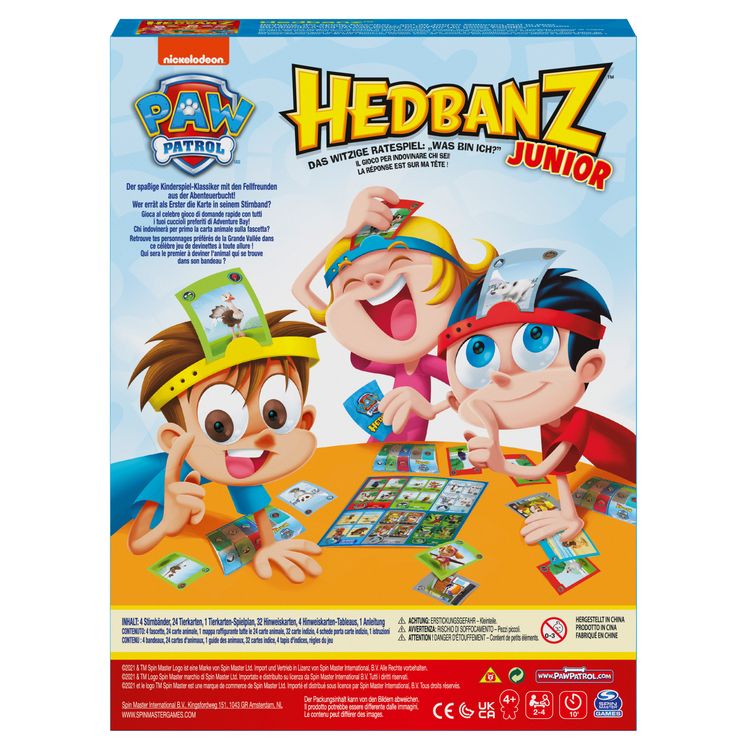 Produktbild: BGM Hedbanz Junior Paw Patrol