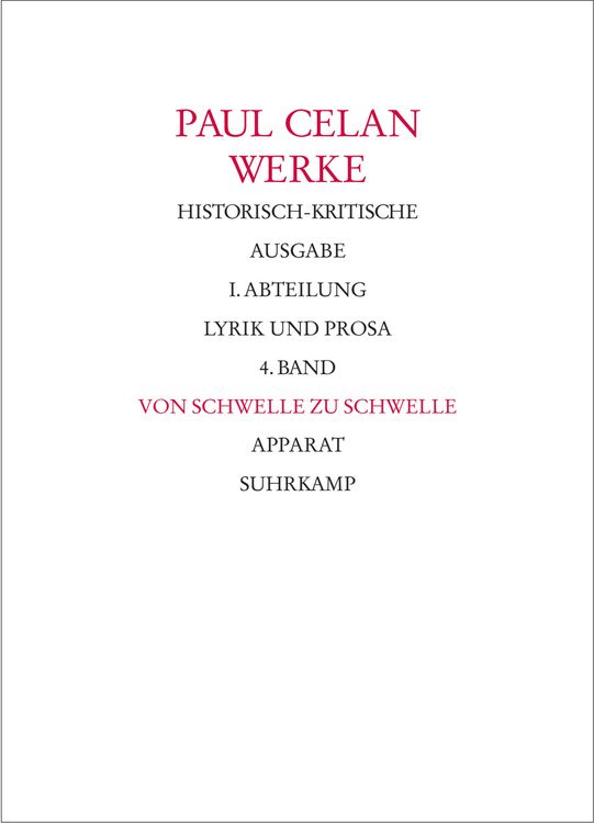 Produktbild: Werke. Historisch-kritische Ausgabe. I. Abteilung: Lyrik und Prosa