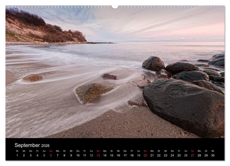 Produktbild: Ostsee erleben (hochwertiger Premium Wandkalender 2026 DIN A2 quer), Kunstdruck in Hochglanz