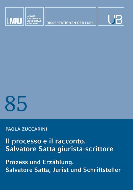 Produktbild: Il processo e il racconto. Salvatore Satta giurista-scrittore