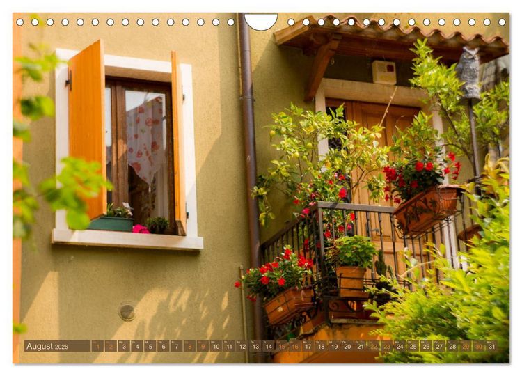 Produktbild: Lazise am Gardasee - Momente der Ruhe (Wandkalender 2026 DIN A4 quer), CALVENDO Monatskalender