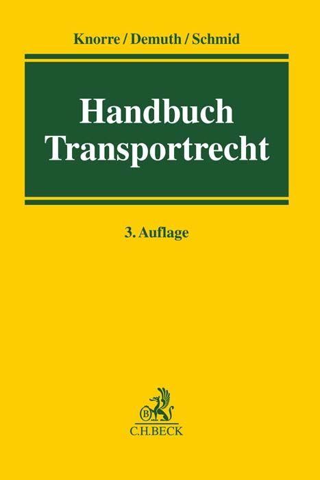 Produktbild: Handbuch Transportrecht