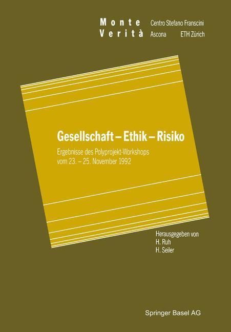Produktbild: Gesellschaft - Ethik - Risiko