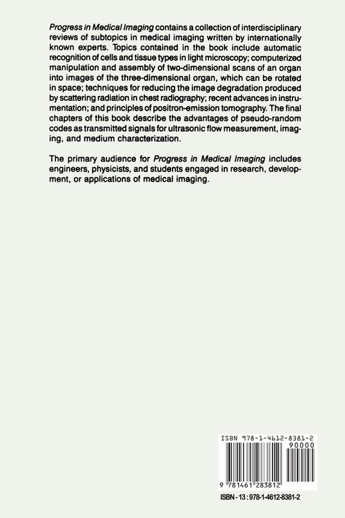 Produktbild: Progress in Medical Imaging