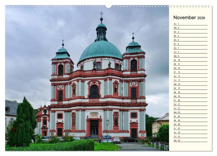 Produktbild: Tschechien (hochwertiger Premium Wandkalender 2026 DIN A2 quer), Kunstdruck in Hochglanz