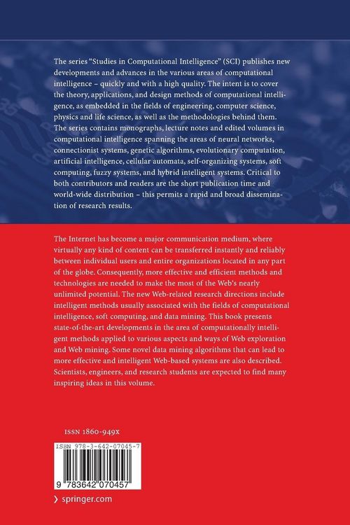 Produktbild: Advances in Web Intelligence and Data Mining