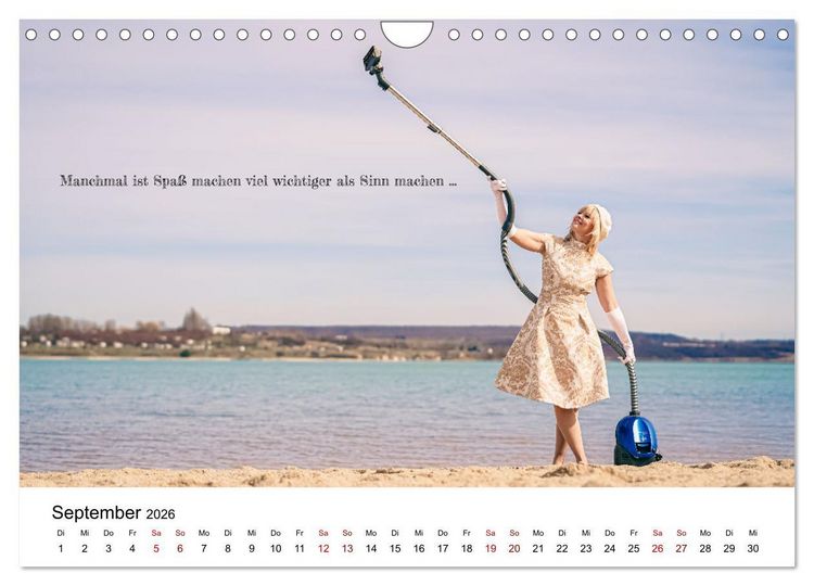 Produktbild: RAUSGEPUTZT UND GLATTGESPIEGELT (Wandkalender 2026 DIN A4 quer), CALVENDO Monatskalender