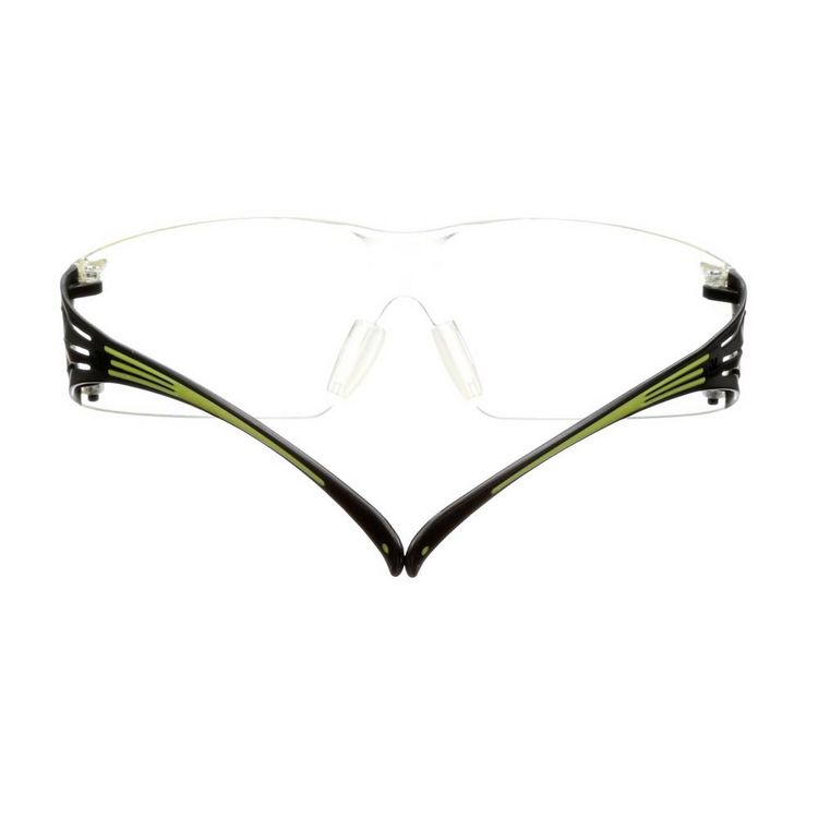 Produktbild: 3M SecureFit SF420AF Schutzbrille mit Antibeschlag-Schutz, mit Antikratz-Schutz Gr&uuml;n, Schwarz EN 166 DIN 166