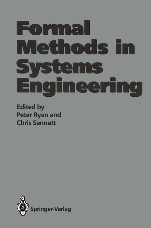 Produktbild: Formal Methods in Systems Engineering