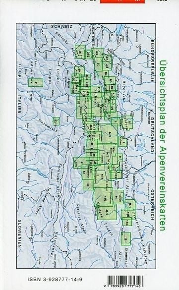 Produktbild: DAV Alpenvereinskarte 02/2 Allg&auml;uer - Lechtaler Alpen Ost 1 : 25 000