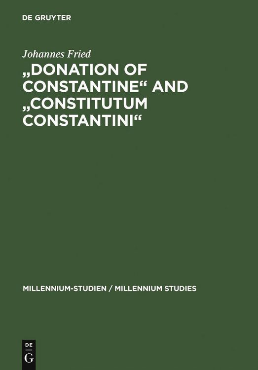 Produktbild: "Donation of Constantine" and "Constitutum Constantini"
