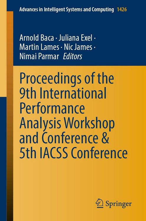 Produktbild: Proceedings of the 9th International Performance Analysis Workshop and Conference & 5th IACSS Conference