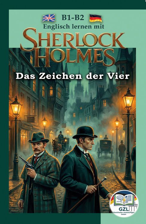 Produktbild: Englisch f&uuml;r Fortgeschrittene mit Sherlock Holmes. Das Zeichen der Vier
