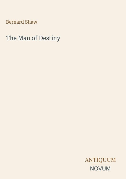 Produktbild: The Man of Destiny
