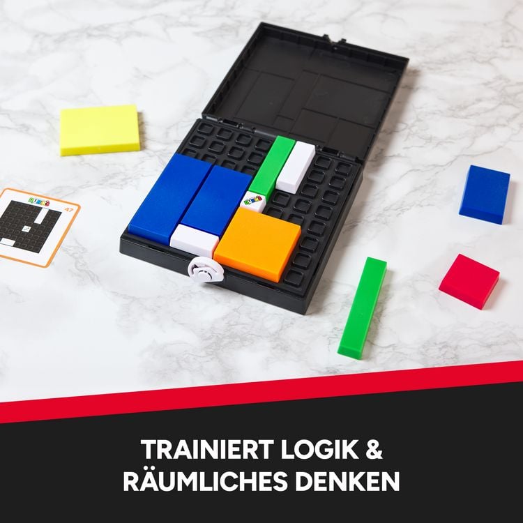 Produktbild: Rubik&rsquo;s Gridlock - spannendes Knobelspiel mit 88 Aufgaben