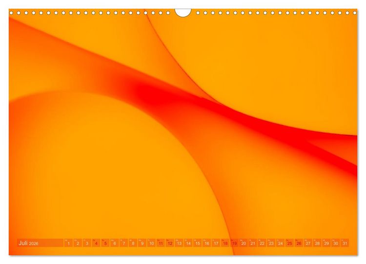 Produktbild: Formen und Farben - Abstrakte Makrofotografie (Wandkalender 2026 DIN A3 quer), CALVENDO Monatskalender