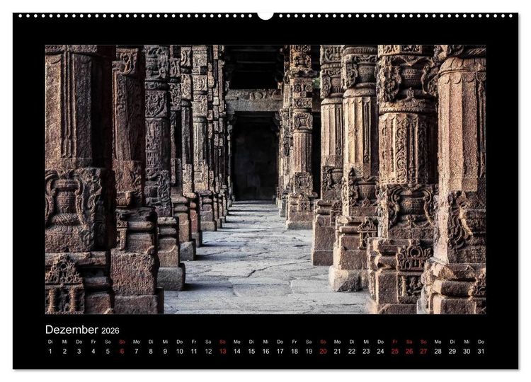 Produktbild: Willkommen in Indien 2026 (hochwertiger Premium Wandkalender 2026 DIN A2 quer), Kunstdruck in Hochglanz