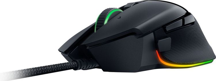 Produktbild: RAZER Basilisk V3 Ergonomische Gaming-Maus Kabelgebunden Optisch Schwarz 11 Tasten 26000 dpi Beleuchtet, Ergonomisch