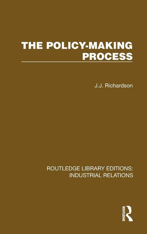 Produktbild: The Policy-making Process
