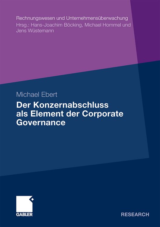 Produktbild: Der Konzernabschluss als Element der Corporate Governance