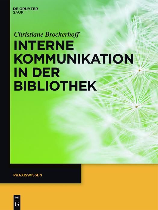 Produktbild: Interne Kommunikation in der Bibliothek