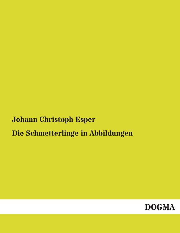 Produktbild: Die Schmetterlinge in Abbildungen