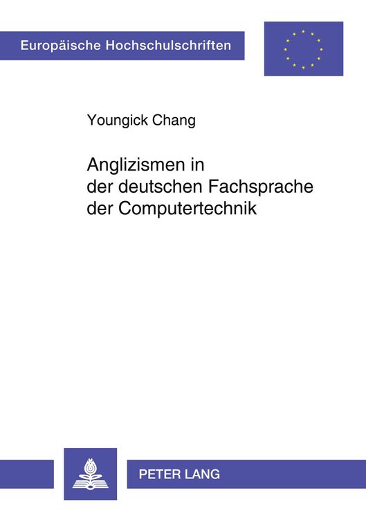 Produktbild: Anglizismen in der deutschen Fachsprache der Computertechnik